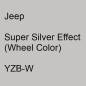 Preview: Jeep, Super Silver Effect (Wheel Color), YZB-W.